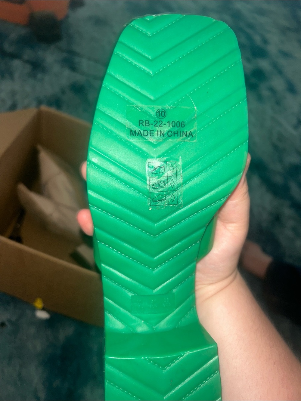 Rouge! Green Women's Sandal (Bright Green)